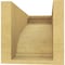 Ekena Millwork 6"W x 12"D x 6"H Wide Helena Rough Cedar Woodgrain TimberThane Corbel, Primed Tan CORUR06X12X06HELRCPR - alternate 5